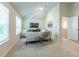 Bright and airy bonus room featuring a vaulted ceiling and comfortable seating arrangement at 113 Maplewood Ln, Conyers, GA 30094