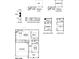 Layout of the first floor showcasing the kitchen, Gathering room, dining, foyer, and two-car garage at 113 Maplewood Ln, Conyers, GA 30094