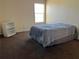 Simple bedroom with a window letting in natural light and neutral decor at 4620 Grand Central Pkwy, Decatur, GA 30035