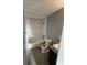 Bathroom featuring tiled shower and flooring and vessel sink on a modern vanity at 814 Humphries Sw St, Atlanta, GA 30310