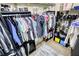 Well-organized walk-in closet with custom shelving, drawers, and ample hanging space at 120 Sunflower Ln, Covington, GA 30016