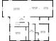 Floor plan highlighting layout of rooms with dimensions at 1598 Jonesboro Se Rd, Atlanta, GA 30315