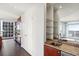 A cozy kitchenette adjacent to the living area, featuring granite countertops and convenient storage at 3325 Piedmont Ne Rd # 1502, Atlanta, GA 30326