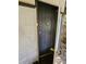 Black exterior door with a brass knocker and hardware, providing a classic entrance at 362 Old Ivy Ne Rd, Atlanta, GA 30342
