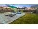 Backyard pool with ample deck space and a lounge chair at 6048 Prodigy Ln, Locust Grove, GA 30248