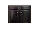Elegant dark bathroom vanity featuring sleek hardware at 6048 Prodigy Ln, Locust Grove, GA 30248