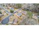 Aerial view of houses in a neighborhood with curved streets and cul-de-sacs at 2275 Perch Sw Way, Marietta, GA 30008