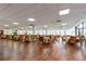 A spacious banquet hall with tables set for a formal event, featuring elegant decor and lighting at 300 Johnson Ferry Ne Rd # B401, Atlanta, GA 30328