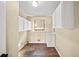 Utility room including washer, dryer and storage at 1903 Olde Village Run, Dunwoody, GA 30338