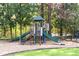 Outdoor playground set with slides provides children a fun and safe recreation area at 1903 Olde Village Run, Dunwoody, GA 30338