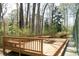 Inviting community recreation area and picnic table featuring a picnic bench surrounded by trees at 1903 Olde Village Run, Dunwoody, GA 30338