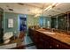 Spacious bath showcases dual vanities and granite counters; it is designed for comfort and elegance at 145 15Th Ne St # 1012, Atlanta, GA 30309