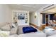Spacious living room features built-in shelving, hardwood floors, and an open layout at 145 15Th Ne St # 1012, Atlanta, GA 30309
