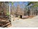 Community park featuring walking trails, benches, and wooded areas for outdoor enjoyment at 353 Vista Ln, Woodstock, GA 30189