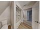 A modern bathroom showcases a walk-in shower and toilet at 250 Southmoor Cir, Stockbridge, GA 30281