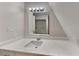 Clean bathroom featuring a marble vanity, modern sink, and shower at 250 Southmoor Cir, Stockbridge, GA 30281
