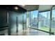 Bedroom boasts city views, built-in storage, and a modern design at 400 W Peachtree Nw St # 2808, Atlanta, GA 30308