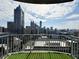 Stunning city view from the balcony at 400 W Peachtree Nw St # 2808, Atlanta, GA 30308