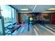 Gym with motivational quotes, exercise mats, kettlebells, and exercise machines at 400 W Peachtree Nw St # 2808, Atlanta, GA 30308