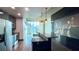 Modern kitchen boasts granite countertops, stainless appliances, and city views in this urban condo at 400 W Peachtree Nw St # 2808, Atlanta, GA 30308