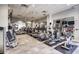 Well equipped gym with machines, weights, mirrors, and tvs for a full body workout at 2500 Peachtree Nw Rd # 606N, Atlanta, GA 30305