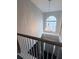 Bright foyer area featuring a modern chandelier and views of the front door at 204 Hightower Trl, Riverdale, GA 30274