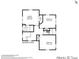 Second floor plan, detailing the Primary bedroom, two additional bedrooms, and bathrooms at 1112 Austin Ne Ave, Atlanta, GA 30307