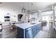 Open floor plan kitchen featuring island with a sink and view of the living area at 1751 Stanwood Se Ave, Atlanta, GA 30317