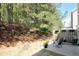 Serene backyard featuring a patio area, privacy fence, and tranquil wooded backdrop at 5433 Cascade Sw Rdg, Atlanta, GA 30336