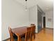 Simple dining area featuring a wooden table and chairs with minimalist decor at 747 Ralph Mcgill Ne Blvd # 326, Atlanta, GA 30312