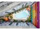 Aerial view of complex featuring beautiful pool and surrounding landscaping at 200 N Highland Ne Ave # 207, Atlanta, GA 30307