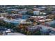 Aerial view of a university campus featuring multiple buildings with lush, colorful foliage around it at 1186B Francis Nw St, Atlanta, GA 30318
