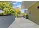 Spacious balcony with views of the city skyline and lush greenery for outdoor relaxation and entertainment at 1186B Francis Nw St, Atlanta, GA 30318
