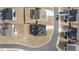 An aerial view of the neighborhood featuring well-maintained homes and streets at 250 Riverclub Rd, Acworth, GA 30101