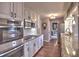 Modern kitchen design with stainless steel appliances, granite countertops, and white cabinetry at 2426 Glenbonnie Dr, Atlanta, GA 30360