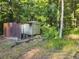 Outdoor storage shed nestled in the woods at 340 Pat Rich, Canton, GA 30115