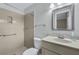 Clean bathroom with tiled shower and modern fixtures at 3063 Randolph Ne Rd, Atlanta, GA 30345