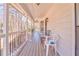 Spacious covered back porch for relaxing and entertaining at 2738 Allyn Nw Way, Kennesaw, GA 30152