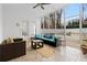 Screened porch featuring outdoor furniture and a view of the pool at 3670 River Mansion Dr, Peachtree Corners, GA 30096