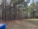 Lush backyard with trees creates a serene and private outdoor space at 3429 Lake End Dr, Loganville, GA 30052