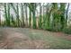 A spacious backyard with mature trees offering shade and a serene natural environment at 2895 Akron St, Atlanta, GA 30344