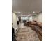 Basement with a pool table, couch, laminate floor and recessed lighting at 911 Laurel Crest Dr, Woodstock, GA 30189