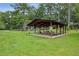Covered picnic shelter with tables, providing a perfect spot for outdoor gatherings and enjoying nature at 114 Terrace Ne Dr, Atlanta, GA 30305