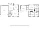 Complete floor plan showcasing the layout of both floors, including the bedrooms, kitchen, living room and garage at 128 Holly Pl, Canton, GA 30115