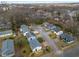Aerial view showcasing the homes in a quiet neighborhood with tree-lined streets at 17 Turman #4 Se Ave, Atlanta, GA 30315