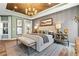 Comfortable main bedroom with stylish decor, a wooden ceiling, and lots of natural light at 81 Heritage Pointe Dr, Villa Rica, GA 30180