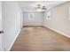 Spacious bedroom featuring natural light, a ceiling fan, and modern flooring at 4239 Newcomb Rd, Decatur, GA 30034
