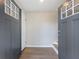 Inviting entryway featuring modern doors, new floors, and fresh paint that enhance the home's curb appeal at 4239 Newcomb Rd, Decatur, GA 30034