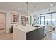 Spacious kitchen featuring a large island, stainless steel appliances, and an open concept design at 788 W Marietta Nw St # 913, Atlanta, GA 30318