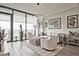 Stylish living room with modern furnishings and natural light at 788 W Marietta Nw St # 913, Atlanta, GA 30318